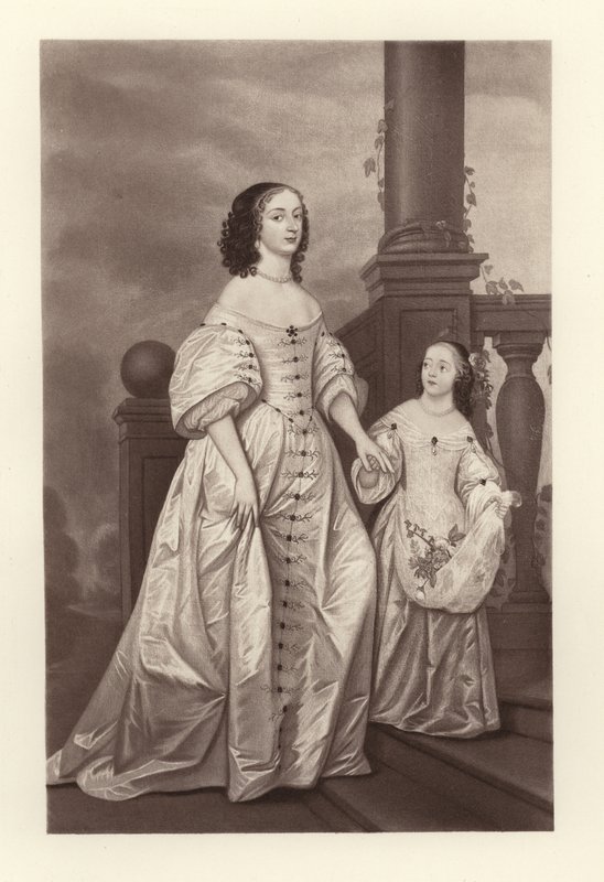 A electress Sophia e sua filha Sophia Charlotte Queen of Prussia de English School
