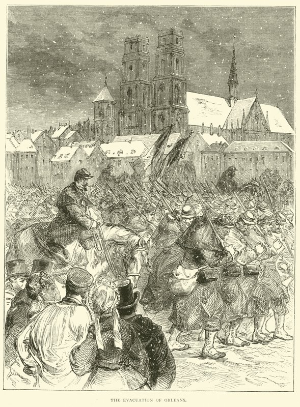 A evacuação de Orleans, em dezembro de 1870 de English School