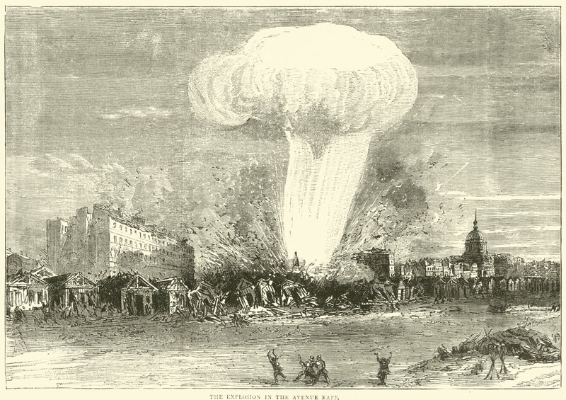 A explosão na Avenue Rapp, abril de 1871 de English School