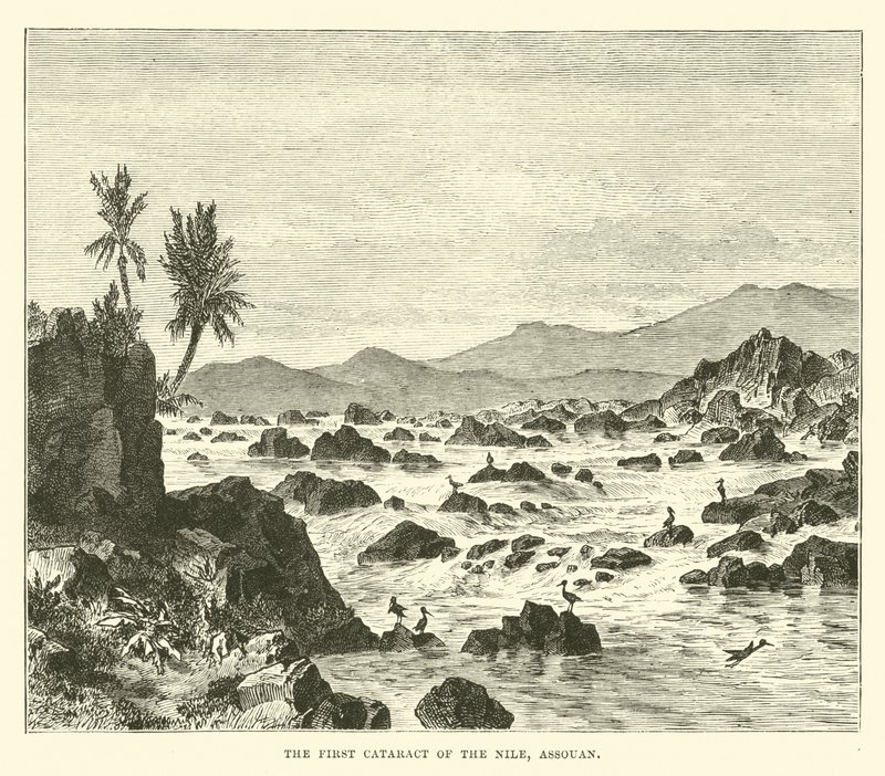 A primeira catarata do Nilo, Assouan de English School