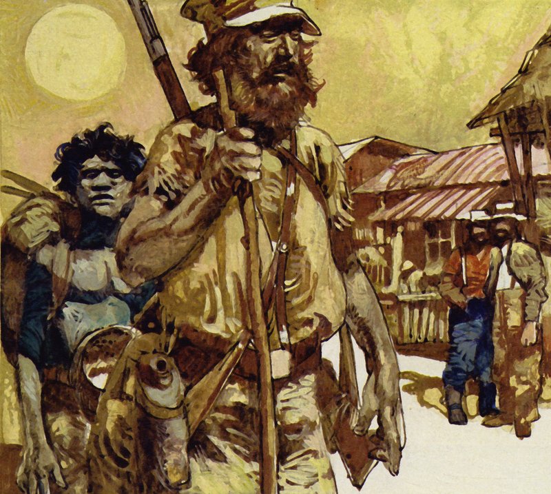 A primeira exploração da Austrália foi realizada por Edward John Eyre de English School