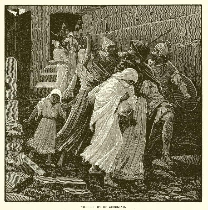 O vôo de Zedequias de English School