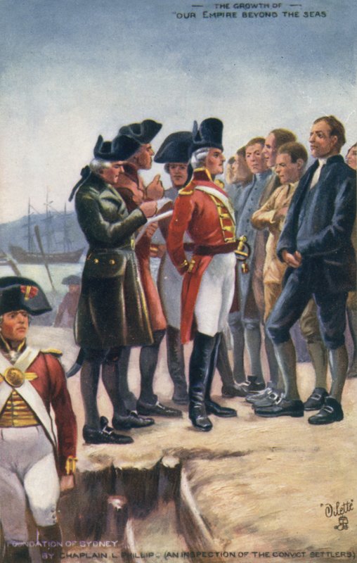 A fundação de Sydney, Austrália, 1788 de English School