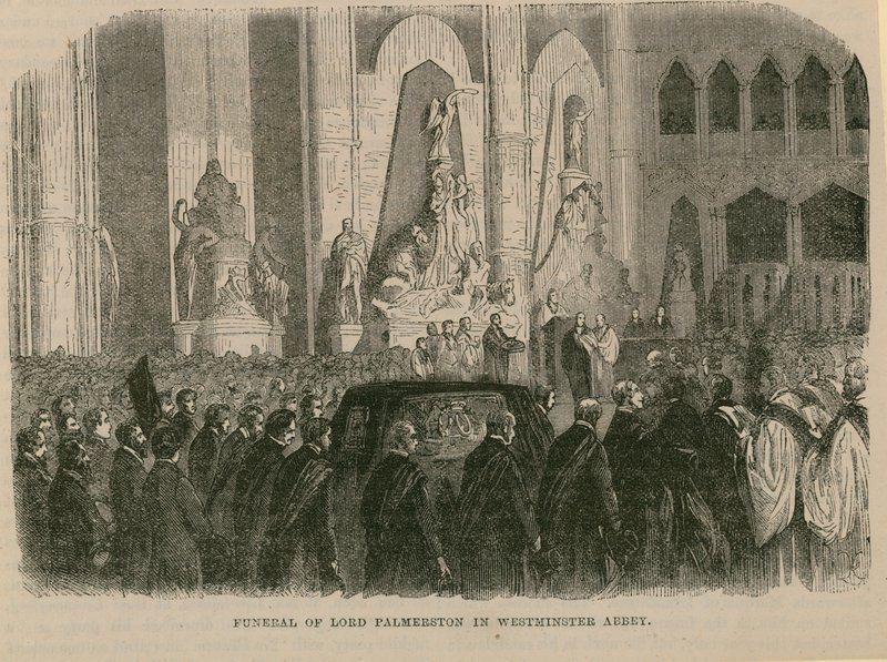 O funeral de lorde Palmerston de English School