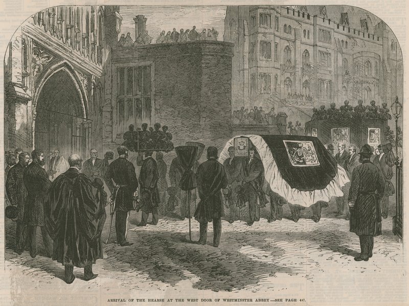 O funeral de lorde Palmerston de English School