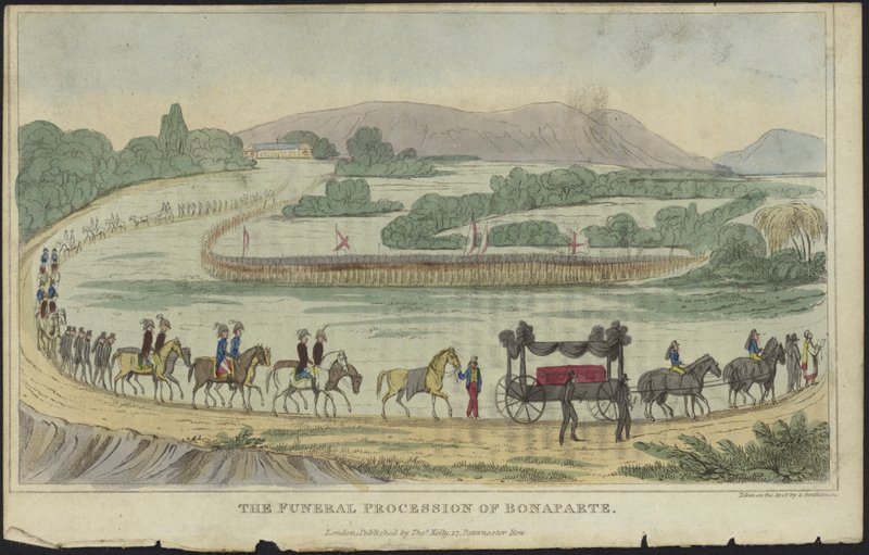 O cortejo fúnebre de Napoleão Bonaparte de English School