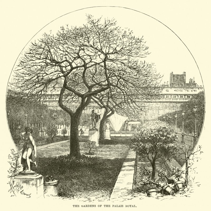 Os jardins do Palais Royal de English School