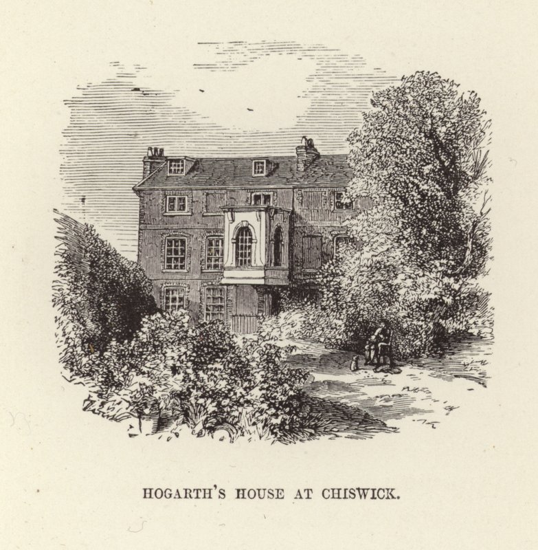 A casa de William Hogarth em Chiswick de English School