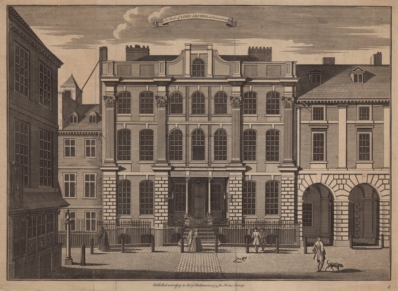 A casa do senhor arqueiro em Covent Garden de English School