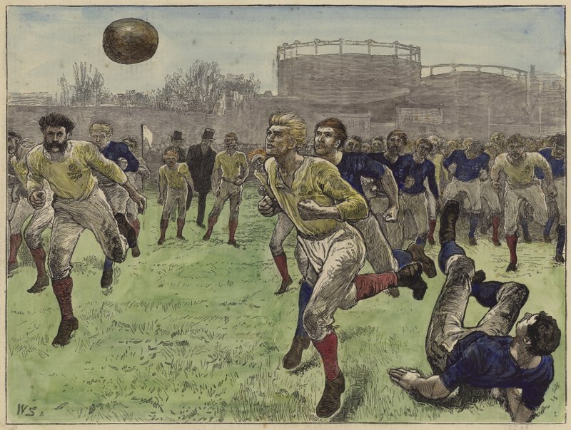 O jogo de futebol internacional de English School