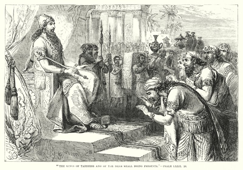 Os reis de Tarshish e das Ilhas trarão presentes, Salmo LXXII de English School