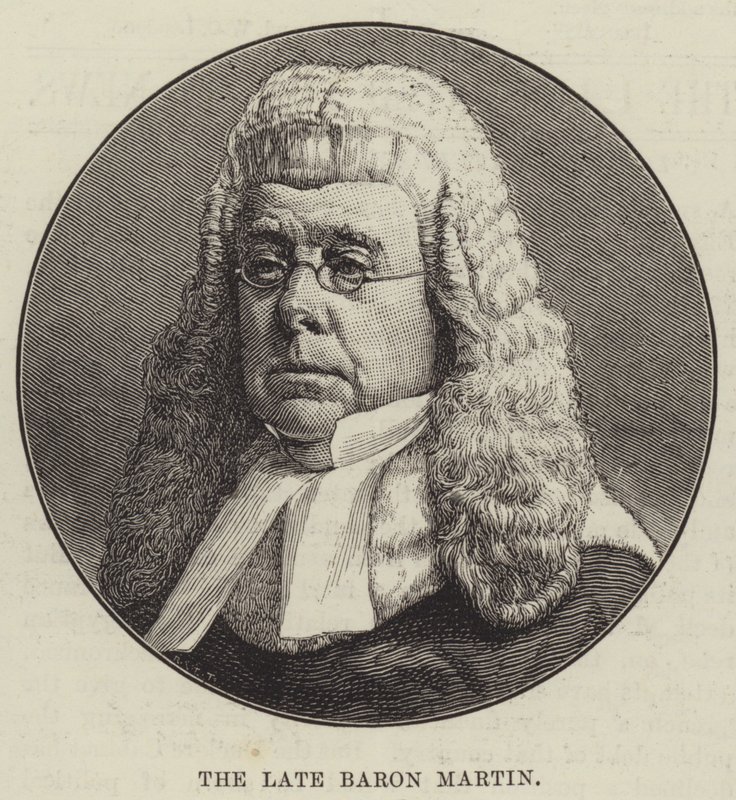 O falecido Barão Martin (gravura) de English School