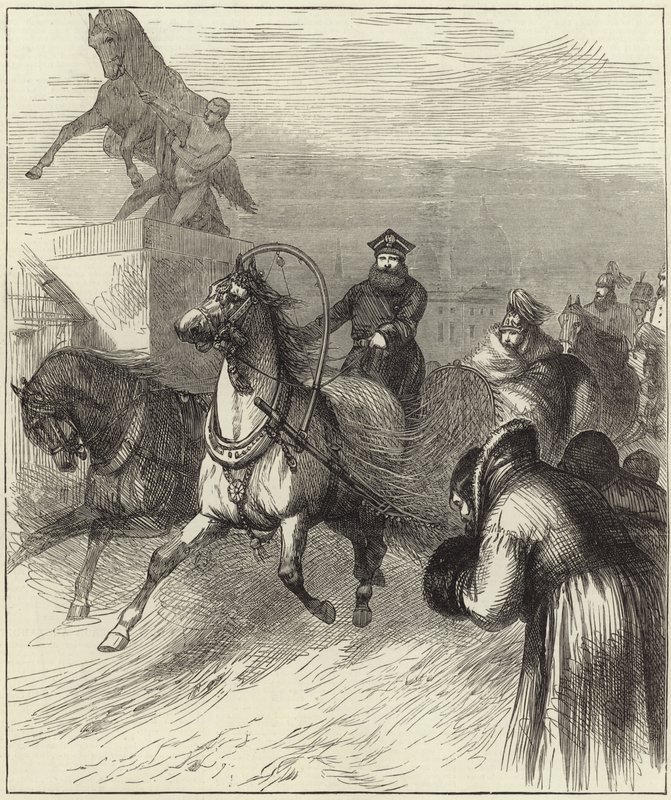 O falecido imperador Alexandre II de English School