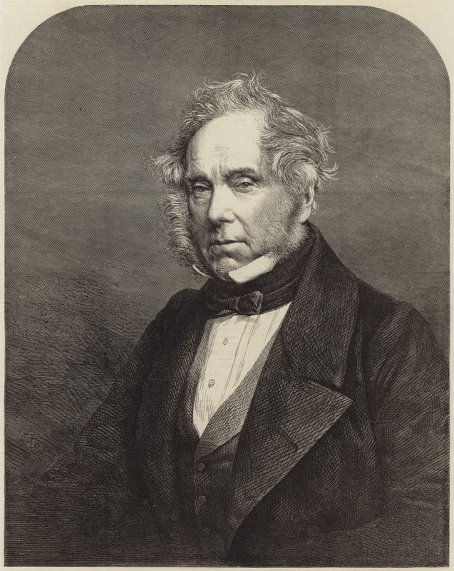 O falecido Lord Palmerston de English School