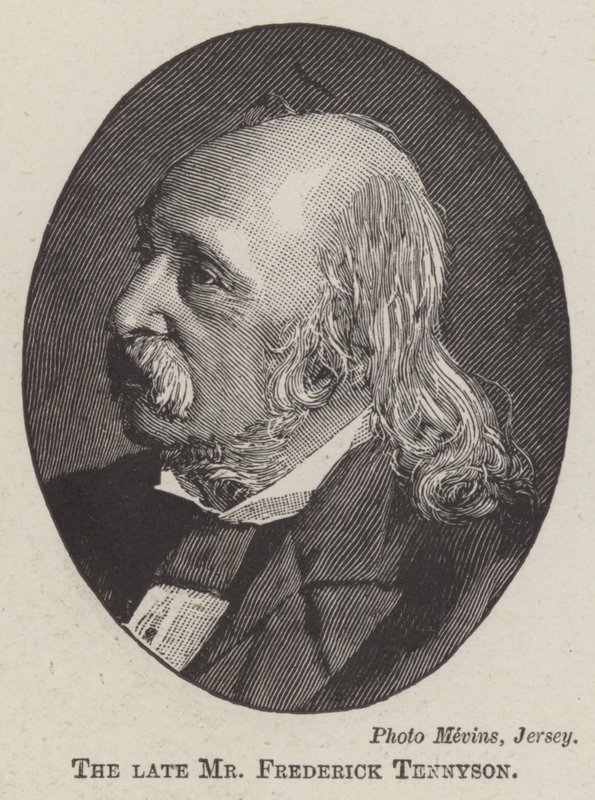 O falecido Sr. Frederick Tennyson (gravura) de English School