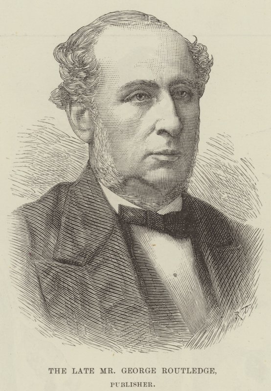 O falecido Sr. George Routledge, Editor (gravura) de English School