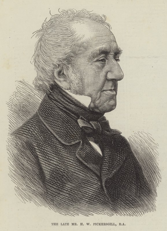 O falecido Sr. H W W Pickersgill, RA (gravura) de English School