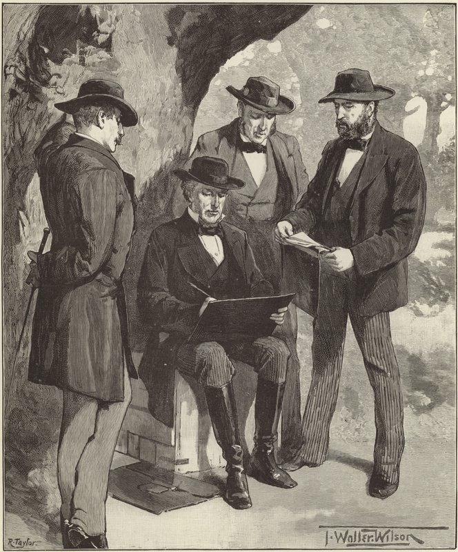 O falecido Sr. Jefferson Davis de English School