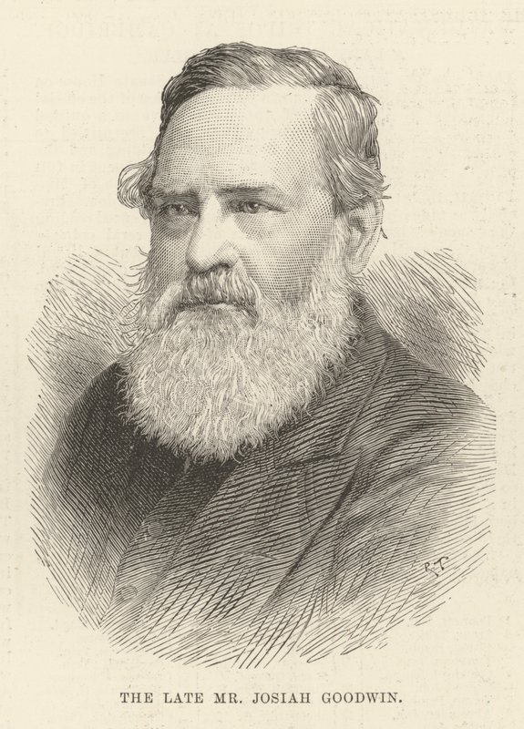 O falecido Sr. Josiah Goodwin (gravura) de English School