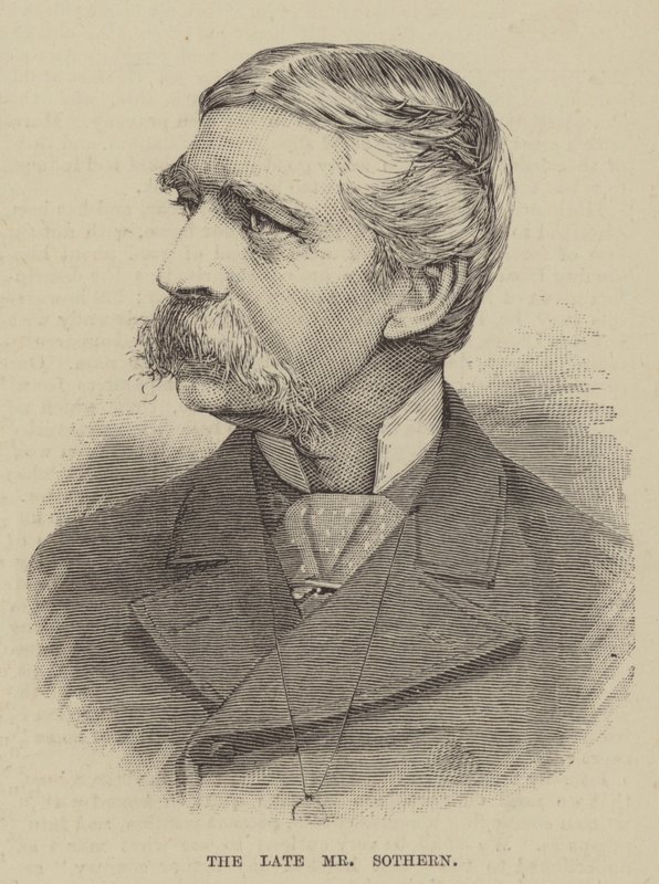O falecido Sr. Sothern (gravura) de English School