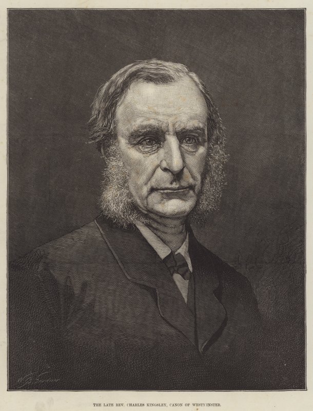 O falecido Reverendo Charles Kingsley, Cónego de Westminster (gravura) de English School