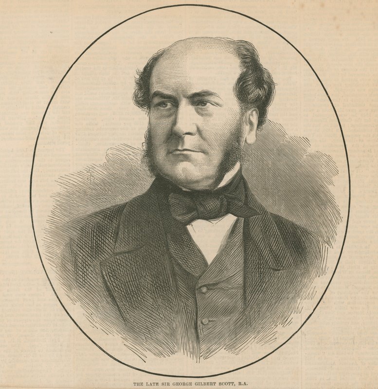 O falecido arquiteto Sir George Gilbert Scott, RA, de English School