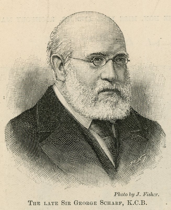 O falecido Sir George Scharf, KCB de English School