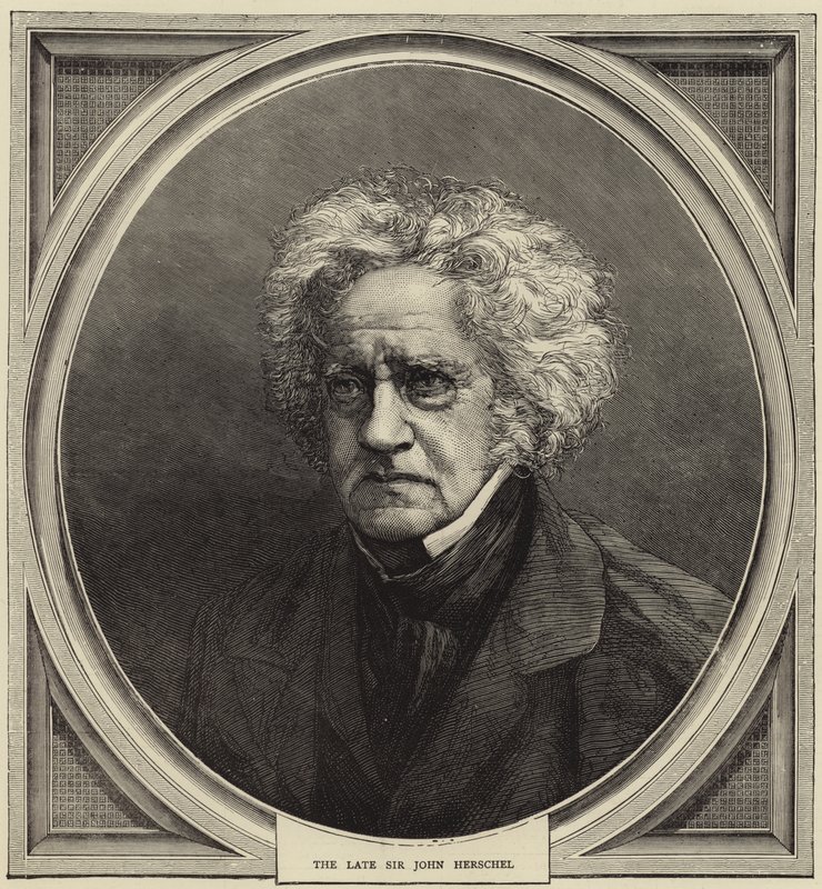 O falecido Sir John Herschel de English School