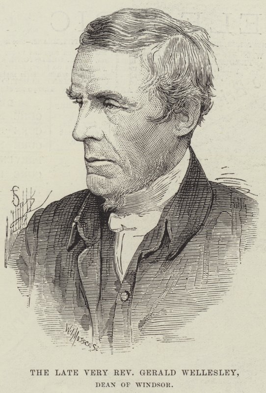 O falecido Reverendo Gerald Wellesley, Decano de Windsor (gravura) de English School