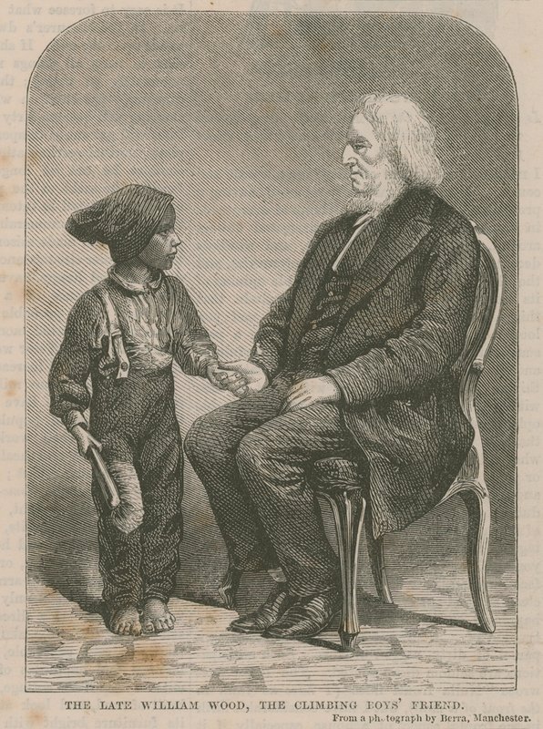 O falecido William Wood, o amigo dos meninos de escalada de English School