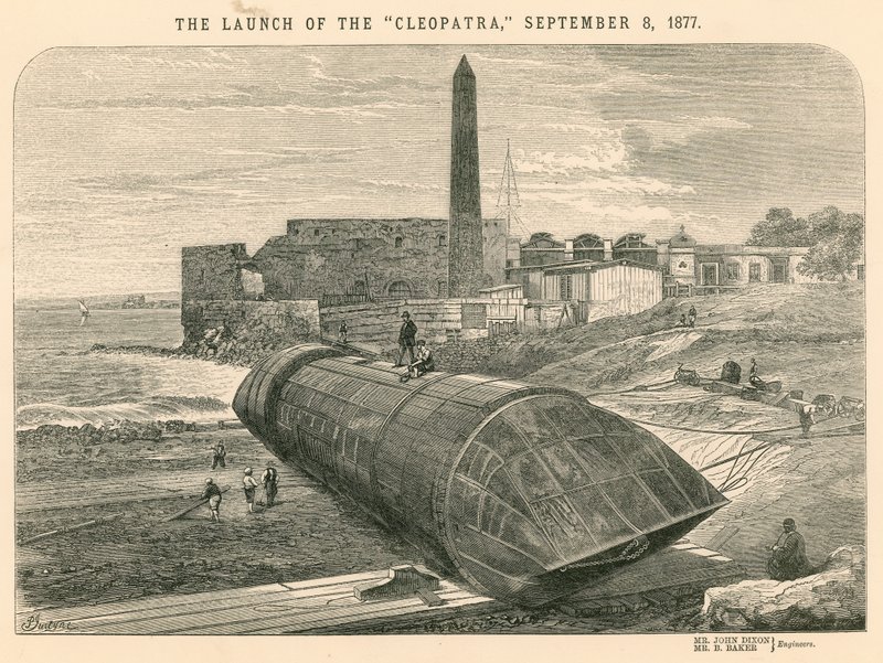O lançamento da Cleópatra, 8 de setembro de 1877 de English School