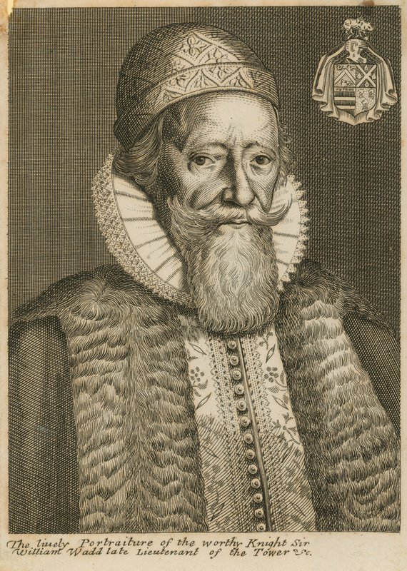 O retrato vivo do digno Cavaleiro Sir William Wadd de English School