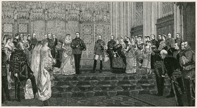 O casamento do duque de Albany de English School