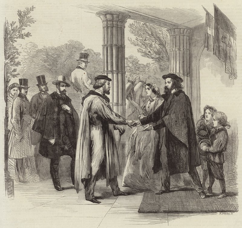 O encontro de Garibaldi e Tennyson de English School