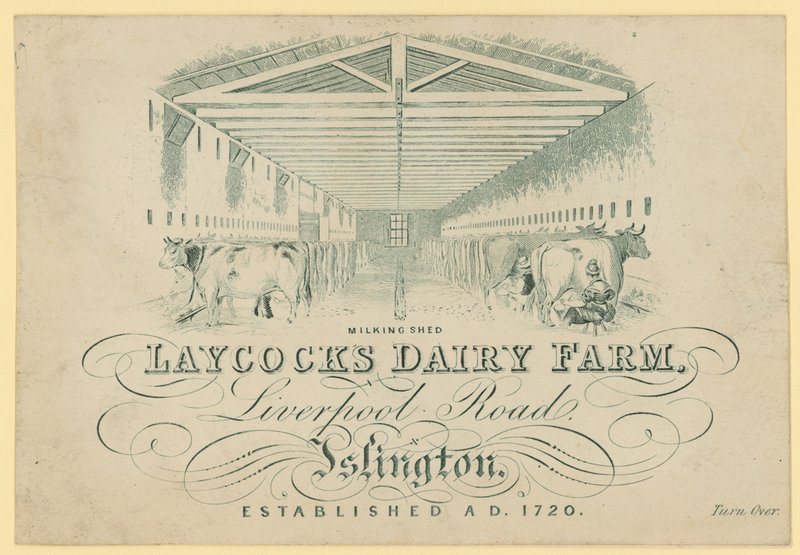 O barracão de ordenha, Laycocks Dairy Farm, Liverpool Road, Islington de English School