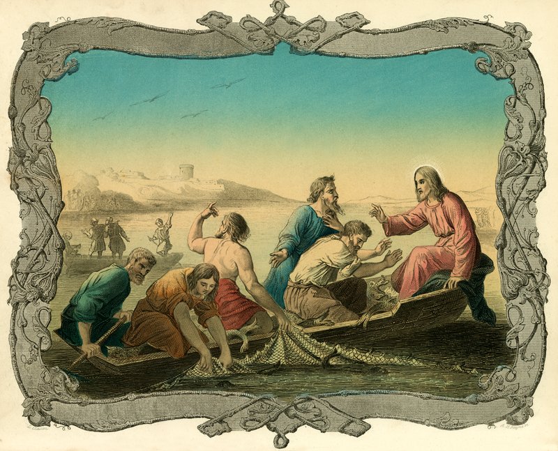 O milagroso calado de peixes de English School