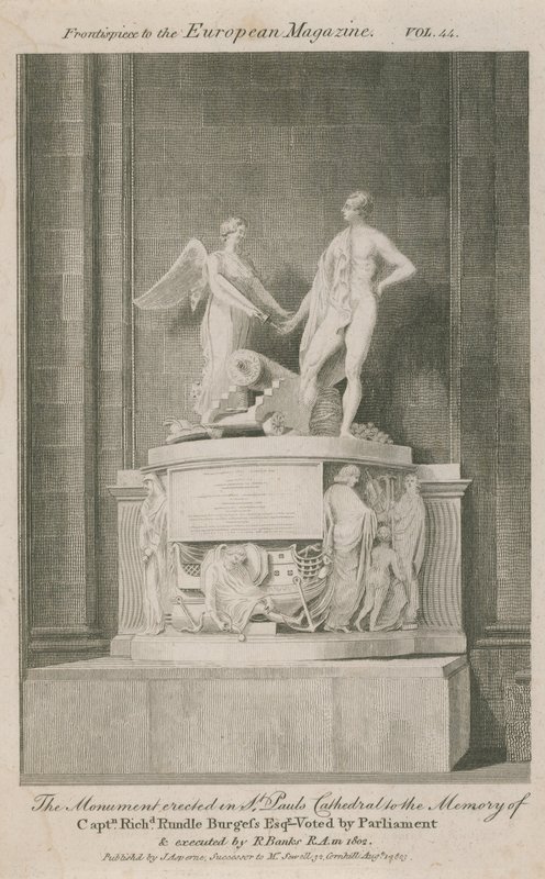 O monumento erguido em St Pauls Cathedral de English School