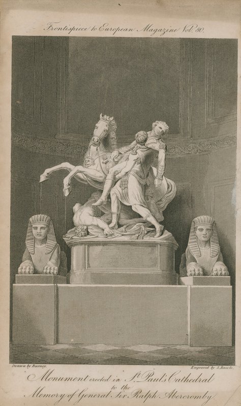 O monumento erguido em St Pauls Cathedral de English School