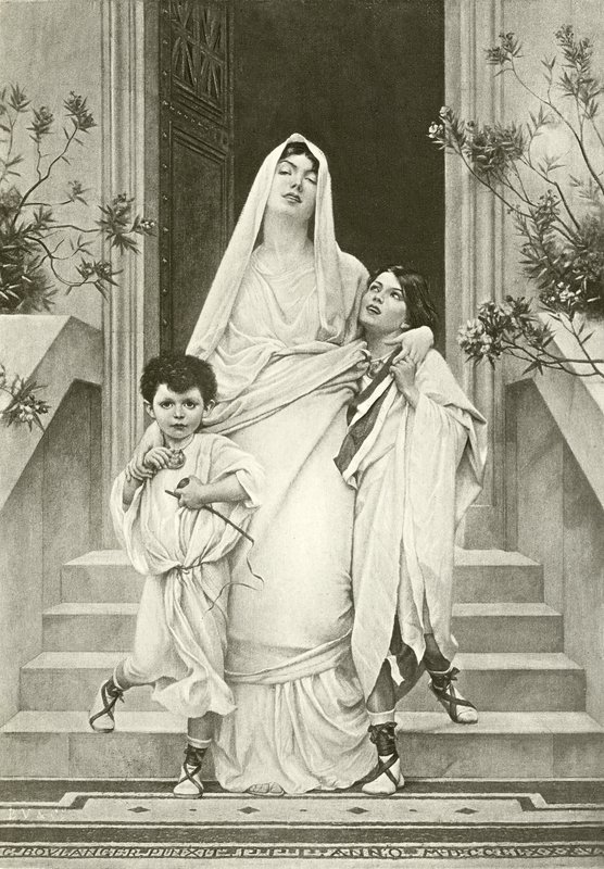 A mãe do Gracchi (gravura) de English School