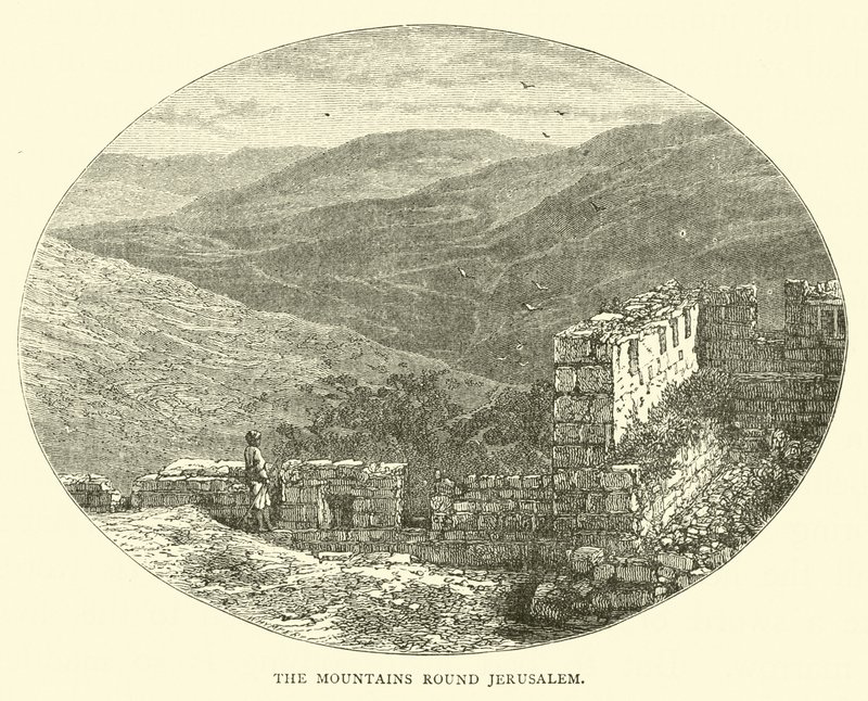 As montanhas ao redor de Jerusalém de English School
