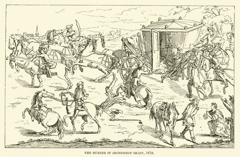 O assassinato do arcebispo Sharp, 1679 de English School
