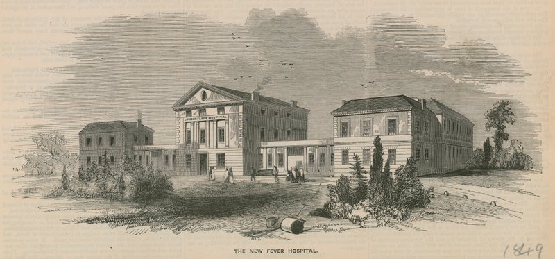 O novo hospital da febre, Londres de English School