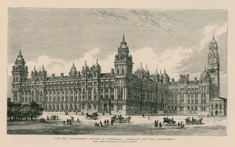 Os novos escritórios do governo em Whitehall de English School