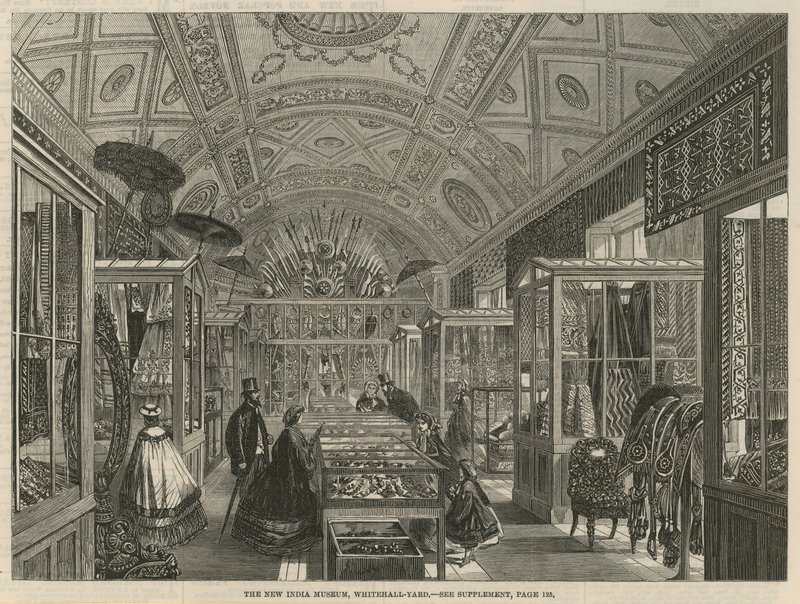 O novo Museu da Índia, Whitehall Yard, Londres de English School