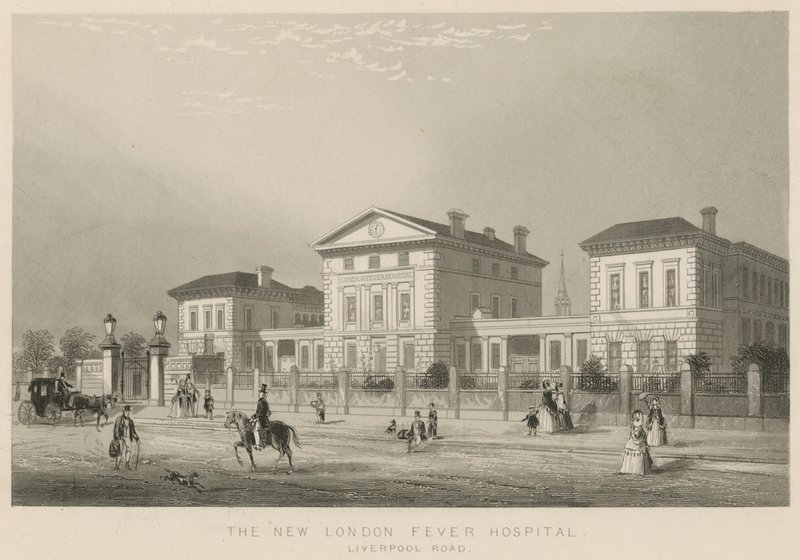 O novo Hospital da Febre de Londres, Liverpool Road de English School
