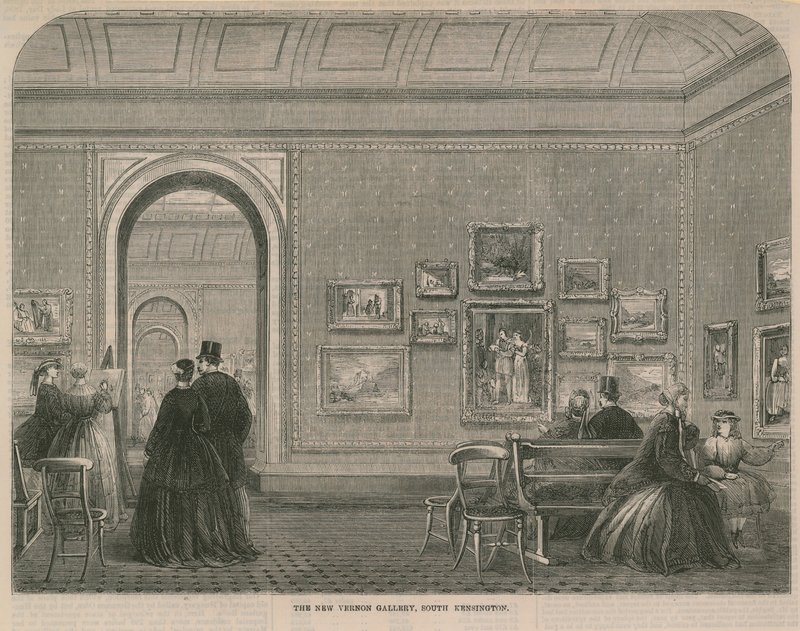 A nova galeria Vernon em South Kensington de English School