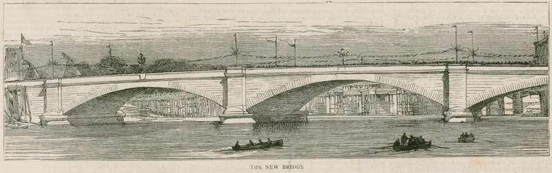 A, novo, ponte, sobre, a, rio thames, em, Putney de English School