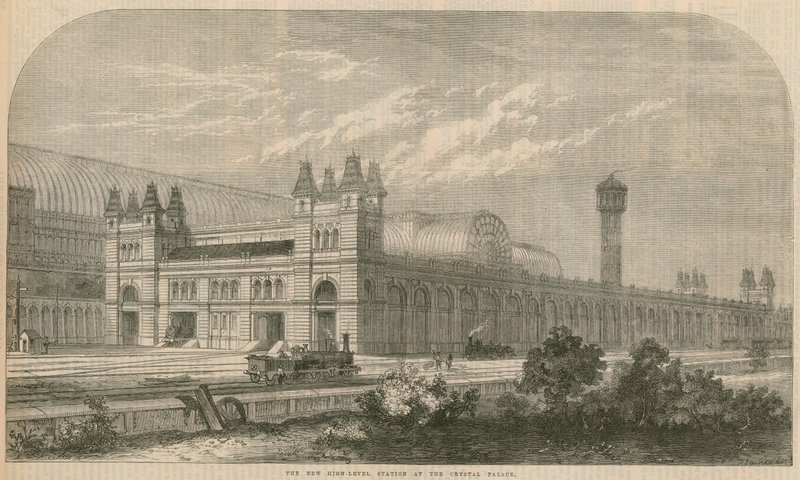 A nova estação de alto nível no Palácio de Cristal de English School