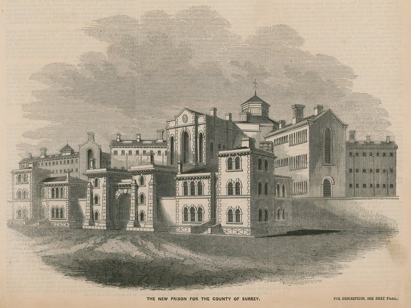 A nova prisão do condado de Surrey de English School