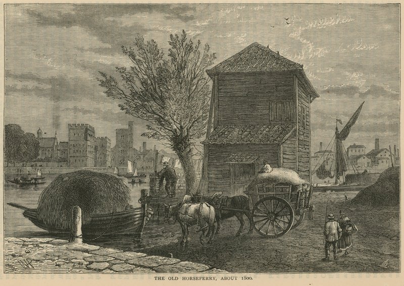 O velho horseferry de English School